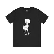 Cat Lover Unisex Jersey Tee - Cute Pet Graphic Shirt, Gift for Cat Owners, Cozy Casual Wear, Animal Lover Apparel, Birthday Gift