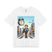 City Commute Unisex Tee, Stylish Graphic Tee, Casual Wear, Gift for Him/Her, Coffee Lover Shirt