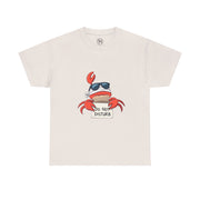 Playful Crab Graphic Tee, Relaxed Summer T-Shirt, Gift for Beach Lovers, Funny Casual Wear, Unique Gift Idea, Summer Vibes Shirt