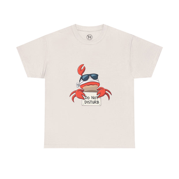Playful Crab Graphic Tee, Relaxed Summer T-Shirt, Gift for Beach Lovers, Funny Casual Wear, Unique Gift Idea, Summer Vibes Shirt
