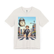 City Commute Unisex Tee, Stylish Graphic Tee, Casual Wear, Gift for Him/Her, Coffee Lover Shirt