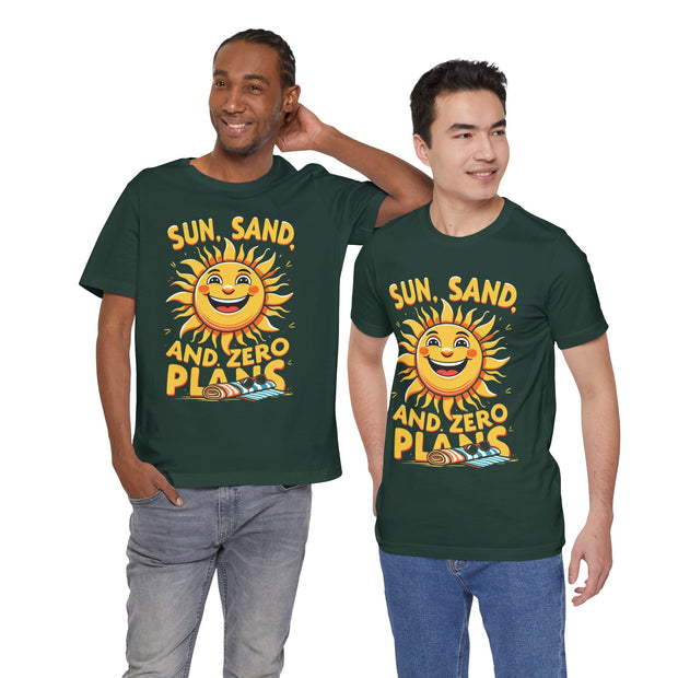 Sunny Vibes Tee | Unisex Short Sleeve Tee, Summer Shirt