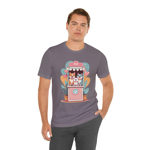 Cute Pet Adoption Jersey Tee