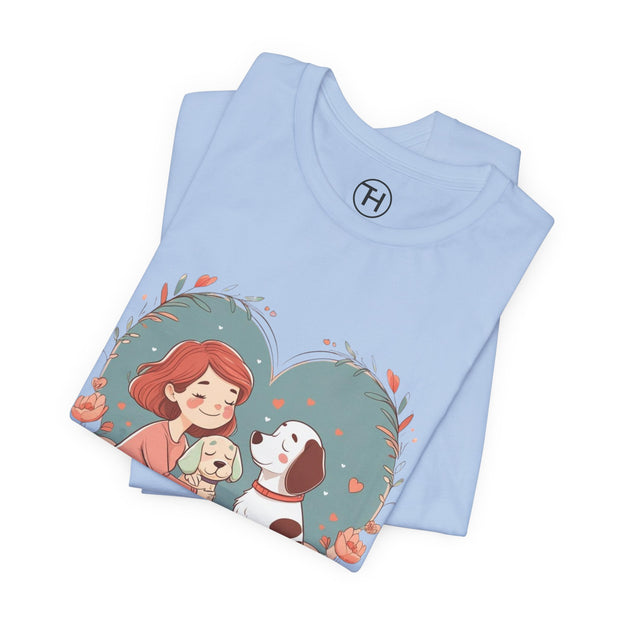 Cute Dog Lover Tee - "Love Is a Four-Legged Word"