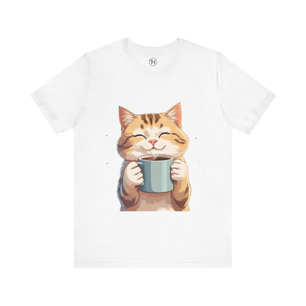 Cute Cat Coffee Tee