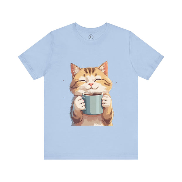 Cute Cat Coffee Tee