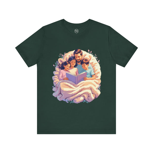 Cozy Family Reading Tee