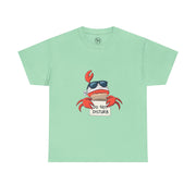 Playful Crab Graphic Tee, Relaxed Summer T-Shirt, Gift for Beach Lovers, Funny Casual Wear, Unique Gift Idea, Summer Vibes Shirt