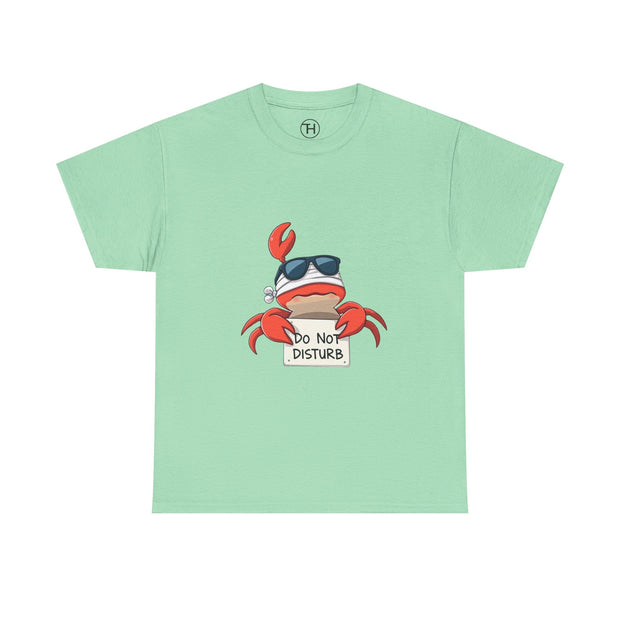 Playful Crab Graphic Tee, Relaxed Summer T-Shirt, Gift for Beach Lovers, Funny Casual Wear, Unique Gift Idea, Summer Vibes Shirt