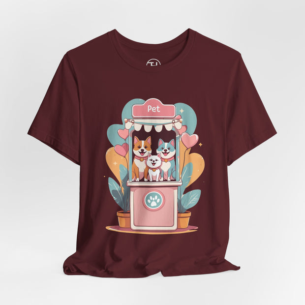Cute Pet Adoption Jersey Tee