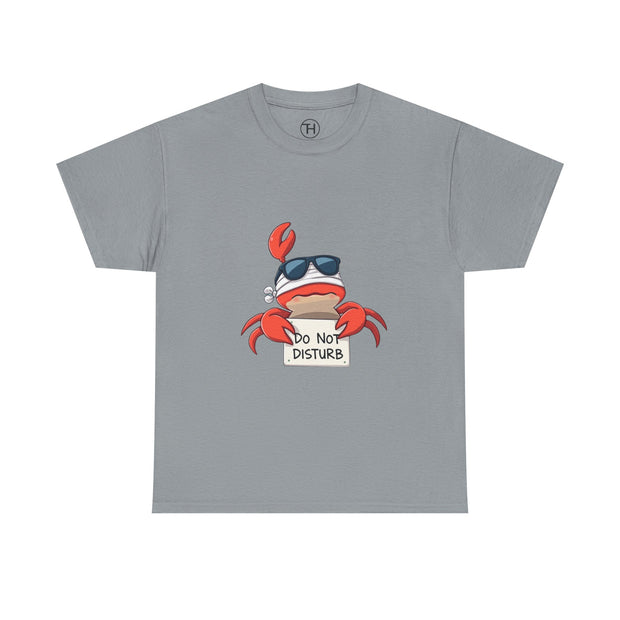 Playful Crab Graphic Tee, Relaxed Summer T-Shirt, Gift for Beach Lovers, Funny Casual Wear, Unique Gift Idea, Summer Vibes Shirt