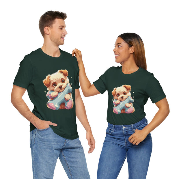 Adorable Puppy Graphic Tee | Unisex Short Sleeve T-Shirt