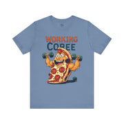Pizza Workout Tee - Funny Slice Gym Shirt, Fitness Apparel, Pizza Lover Gift, Quirky Humor T-Shirt, Unisex Workout Wear