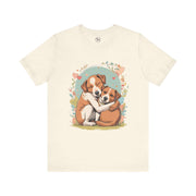Cute Dog Love Short Sleeve Tee