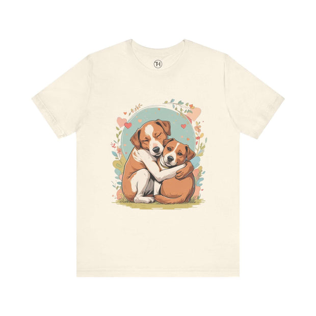 Cute Dog Love Short Sleeve Tee
