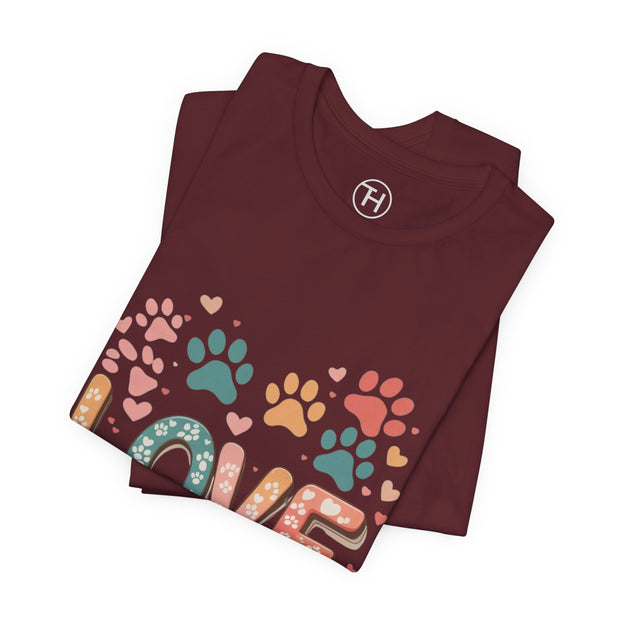 Love Paw Print Tee