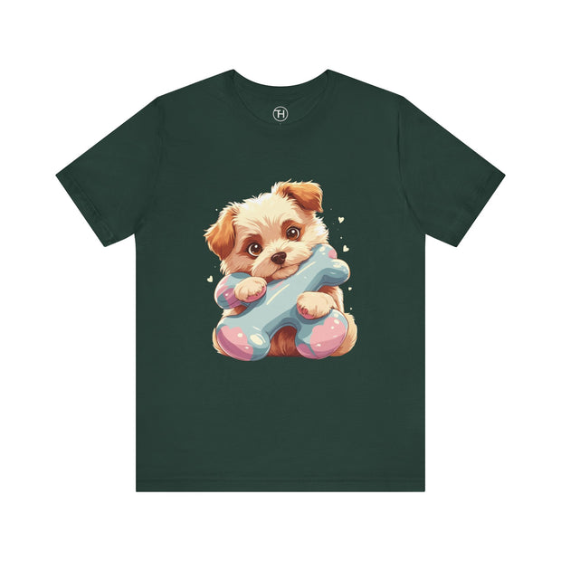 Adorable Puppy Graphic Tee | Unisex Short Sleeve T-Shirt