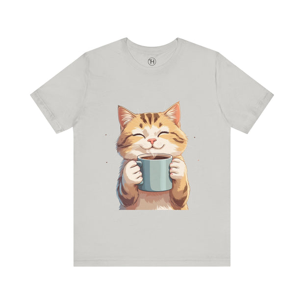 Cute Cat Coffee Tee