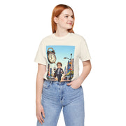 City Commute Unisex Tee, Stylish Graphic Tee, Casual Wear, Gift for Him/Her, Coffee Lover Shirt