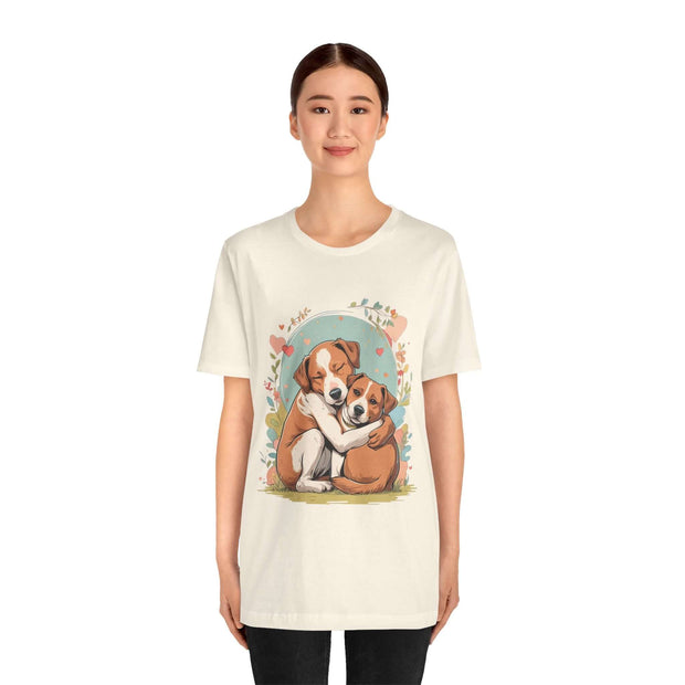 Cute Dog Love Short Sleeve Tee