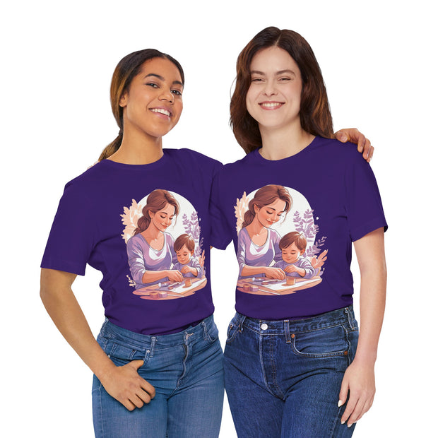 Mom & Child Art Tee