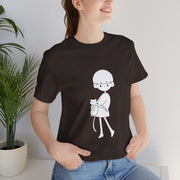 Cat Lover Unisex Jersey Tee - Cute Pet Graphic Shirt, Gift for Cat Owners, Cozy Casual Wear, Animal Lover Apparel, Birthday Gift