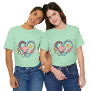 Pet Lover Tee - Heart Leash Unisex Jersey
