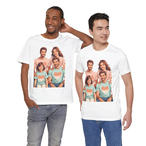 Heart Family Unisex Tee