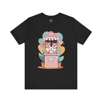 Cute Pet Adoption Jersey Tee - Hover View