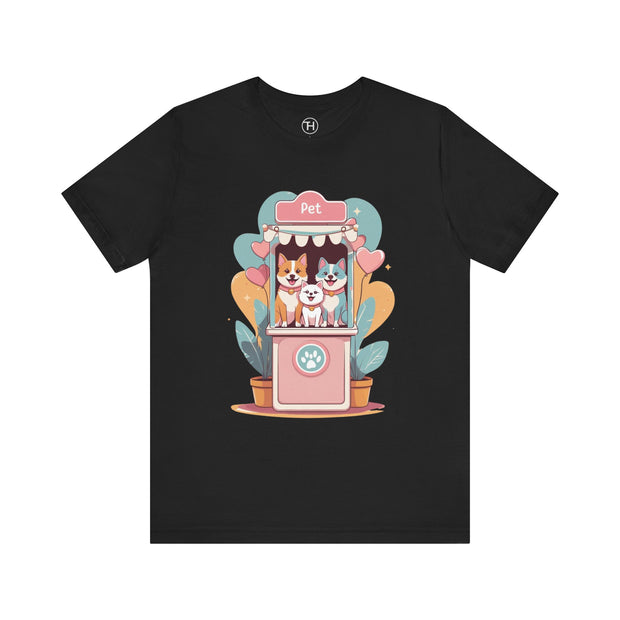Cute Pet Adoption Jersey Tee