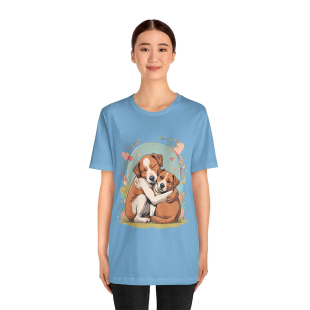 Cute Dog Love Short Sleeve Tee
