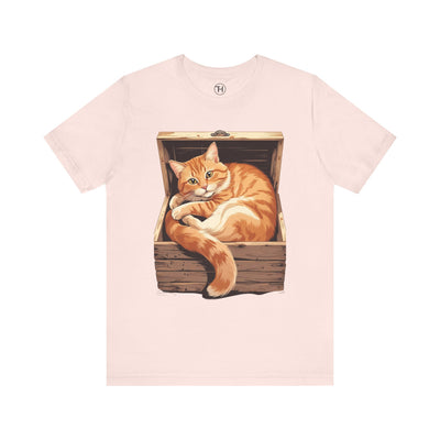 Whimsical Cat Graphic Tee for Cat Lovers - Hover View