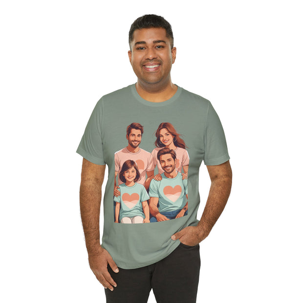 Heart Family Unisex Tee