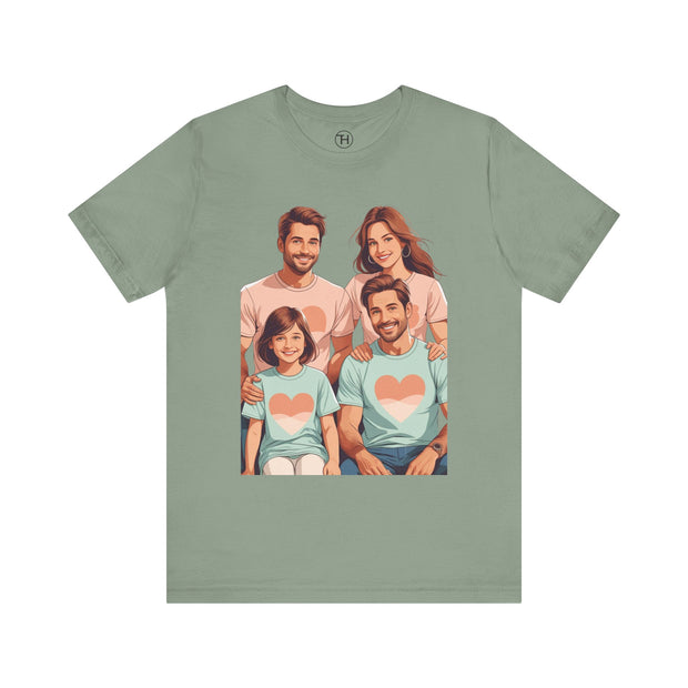 Heart Family Unisex Tee