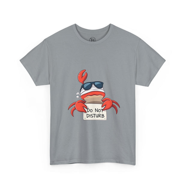 Playful Crab Graphic Tee, Relaxed Summer T-Shirt, Gift for Beach Lovers, Funny Casual Wear, Unique Gift Idea, Summer Vibes Shirt