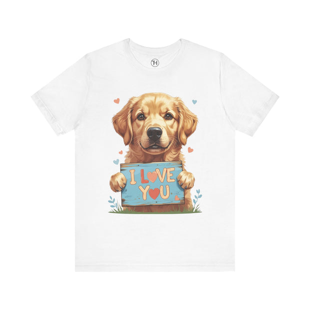 Adorable Dog Love Tee