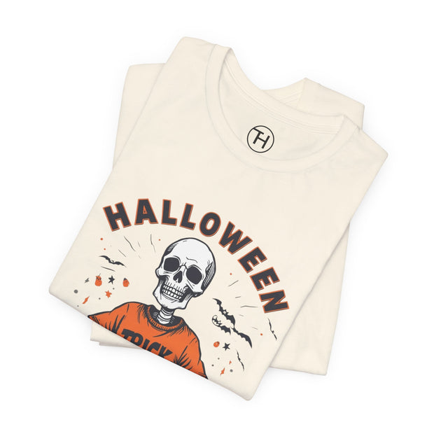 Halloween Trick or Treat Skull Tee