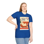 Unisex Cat Lover T-Shirt, Funny Cat Shirt, I'm Not Lazy Tee, Gift for Cat Owners, Quirky Pet Lover Apparel, Relaxed Style Shirt