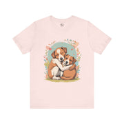 Cute Dog Love Short Sleeve Tee