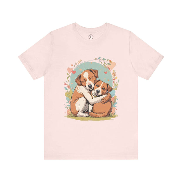 Cute Dog Love Short Sleeve Tee