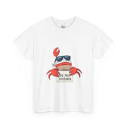 Playful Crab Graphic Tee, Relaxed Summer T-Shirt, Gift for Beach Lovers, Funny Casual Wear, Unique Gift Idea, Summer Vibes Shirt
