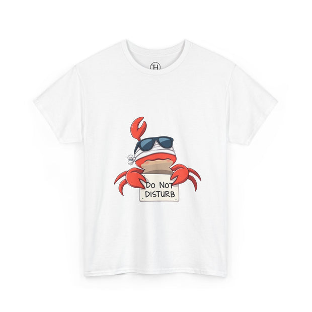 Playful Crab Graphic Tee, Relaxed Summer T-Shirt, Gift for Beach Lovers, Funny Casual Wear, Unique Gift Idea, Summer Vibes Shirt