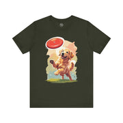 Golden Retriever Frisbee Tee
