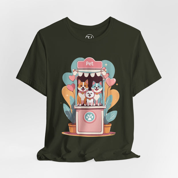 Cute Pet Adoption Jersey Tee