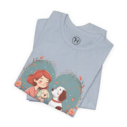 Cute Dog Lover Tee - "Love Is a Four-Legged Word"