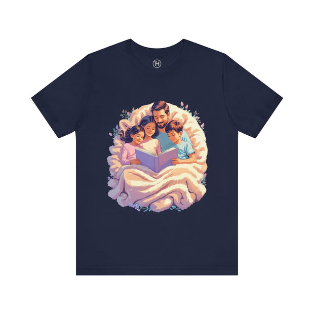 Cozy Family Reading Tee