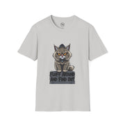 Funny Cat Graphic T-Shirt, Fluff Around and Find Out Tee, Cat Lover Gift, Unisex Humor Shirt, Casual Everyday Wear