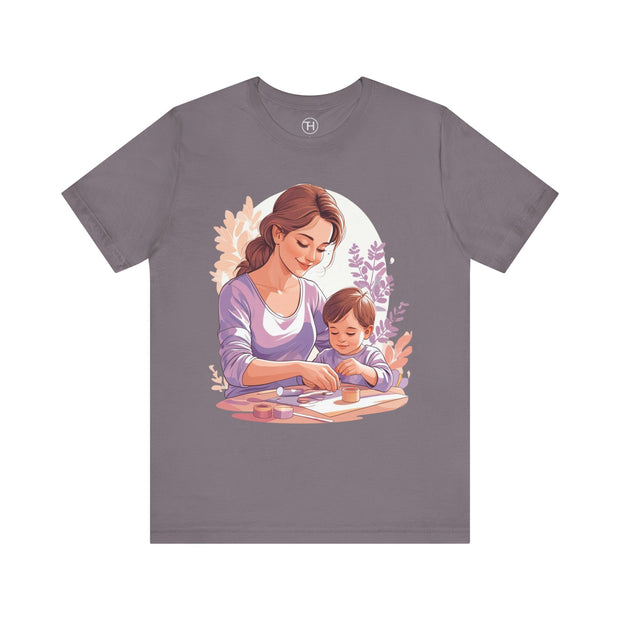 Mom & Child Art Tee