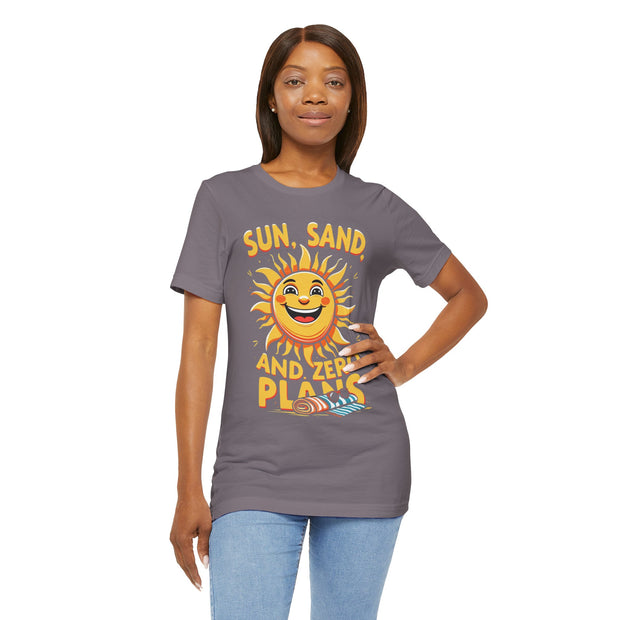 Sunny Vibes Tee | Unisex Short Sleeve Tee, Summer Shirt
