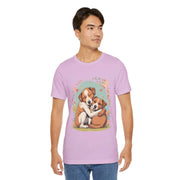 Cute Dog Love Short Sleeve Tee